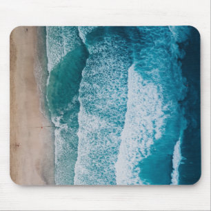 Blue Ocean Waves Sandy Beach Muismat