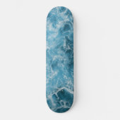 Blue Ocean Waves skateboard (Voorkant)
