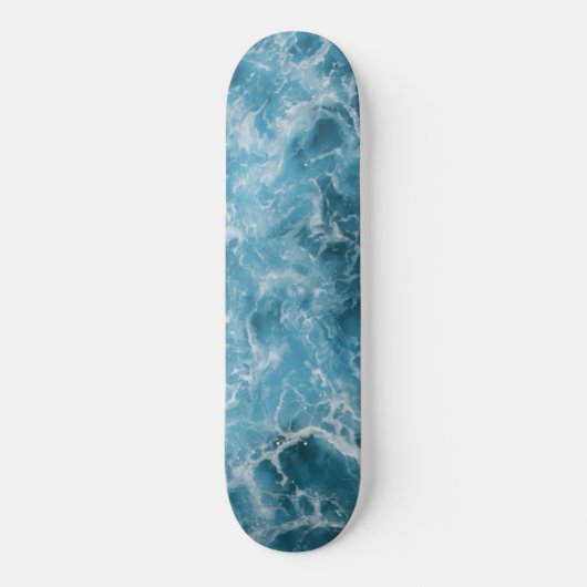 Blue Ocean Waves skateboard (Voorkant)