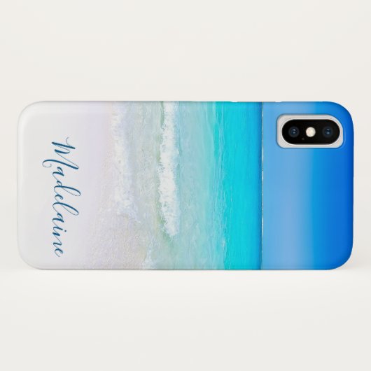 Blue Ocean Zee Sky Vakantie Reizen Case-Mate iPhone Case (Achterkant (horizontaal))