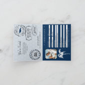 Blue Ocho Rios Jamaica Passport Uitnodiging (Binnen)