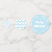 Blue Octopus-Baby shower | Tafel Confetti (Achterkanten)