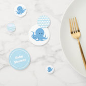Blue Octopus-Baby shower | Tafel Confetti (Groep)