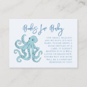 Blue Octopus Boek Aanvraag Informatiekaartje (Voorkant)