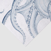 Blue Octopus Cephalopod Kraken Ink Tissuepapier (Detail)