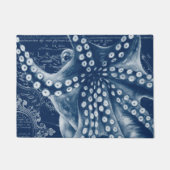 Blue Octopus  Map Chic Deurmat (Voorkant)