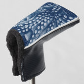 Blue Octopus Map Chic Golfheadcover (3/4 voorkant)