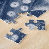 Blue Octopus  Map Chic Legpuzzel (Zijkant)