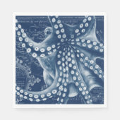 Blue Octopus  Map Chic Servet (Voorkant)