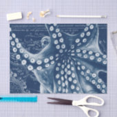 Blue Octopus Map Chic Tissuepapier (Craft)