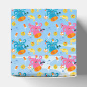 Blue Octopus Onder het Zee Boy Verjaardagsfeest Bedankdoosjes (Bovenkant)