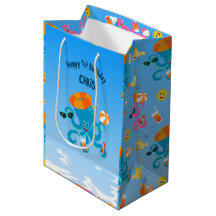 Blue Octopus Onder het Zee Boy Verjaardagsfeest