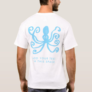 Blue Octopus Scuba Diving T-shirt