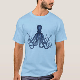 Blue Octopus T-Shirt