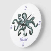 Blue Octopus Thunder_Cove Grote Klok (Hoek)