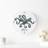 Blue Octopus Thunder_Cove Grote Klok (Huis)