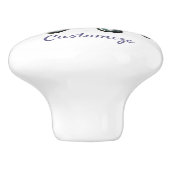 Blue Octopus Thunder_Cove Keramische Knop (Zijkant)