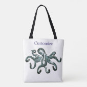 Blue Octopus Thunder_Cove Leggings Tote Bag (Achterkant)