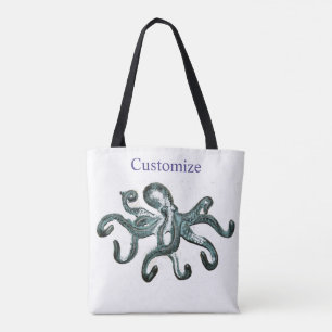  Blue Octopus Thunder_Cove Leggings Tote Bag