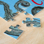 Blue Octopus Thunder_Cove Legpuzzel (Zijkant)