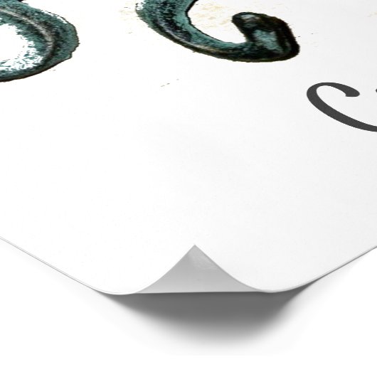 Blue Octopus Thunder_Cove Poster (Hoek)