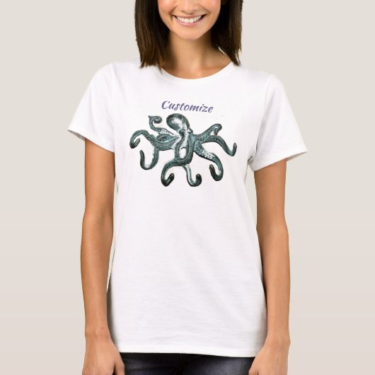 Blue Octopus Thunder_Cove T-shirt (Voorkant)