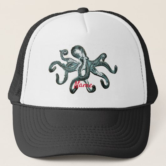 Blue Octopus Thunder_Cove Trucker Pet (Voorkant)