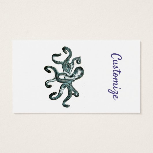 Blue Octopus Thunder_Cove Visitekaartje (Achterkant)