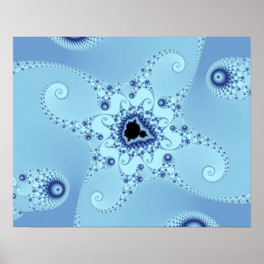 Blue Octopuses Poster (Voorkant)