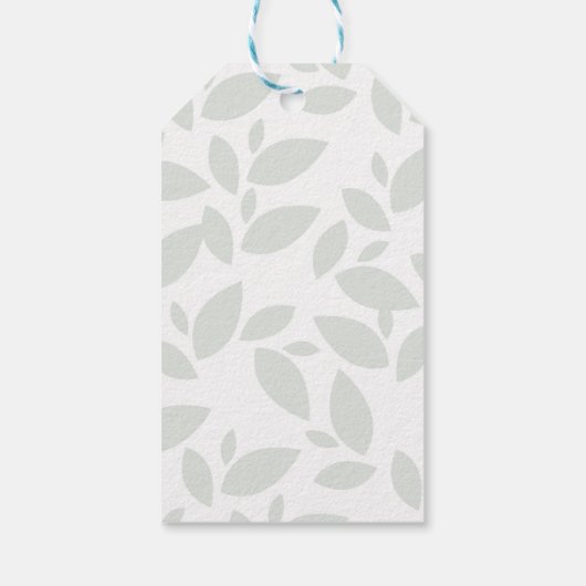 Blue Oerwoud Monkey Gift Label Cadeaulabel (Achterkant)