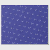 Blue Oh Boy Baby shower Cadeaupapier (Vlak)