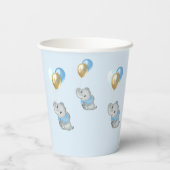 Blue Olifant Bekers baby shower (Achterkant)