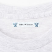 Blue Olifant Naamlabels voor Kinderkleding School Labels (Aangebracht)
