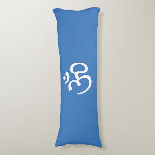 Blue Om Pillow Lichaamskussen (Voorkant Verticaal)