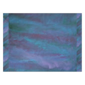 Blue Ombre Abstract | Turquoise Blauwgroen Violet Tafelkleed (Voorkant (Horizontaal))