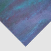 Blue-Ombre Abstract | Turquoise Blauwgroen Violet Tissuepapier (Detail)