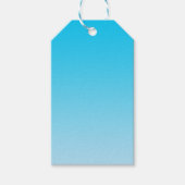 Blue Ombre Cadeaulabel (Voorkant)