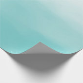 Blue Ombre Cadeaupapier (Hoek)
