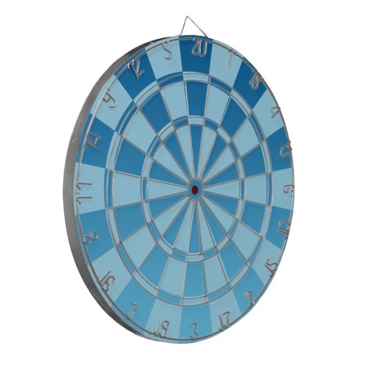 Blue Ombre Dartbord (Voorkant Links)