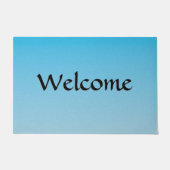 Blue Ombre Deurmat (Voorkant)