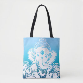 Blue Ombre Ganesh Bag / Tas