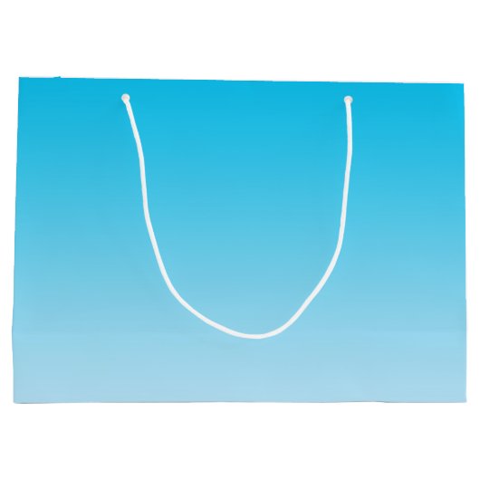 Blue Ombre Large Cadeautasje (Achterkant)
