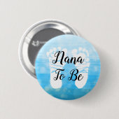 Blue Ombre Nana om Baby shower Gift Button te word (Voorkant /achterkant)