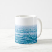 Blue Ombre Ocean Skyline Koffiemok (Voorkant rechts)
