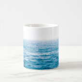 Blue Ombre Ocean Skyline Koffiemok (Center)