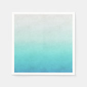 Blue Ombre Party servetten (Voorkant)