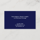 Blue Ombre Professional Consultant Visitekaartje (Achterkant)