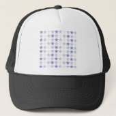 Blue Ombre Stars Trucker Pet (Voorkant)