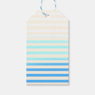Blue Ombre Striped Cadeaulabel