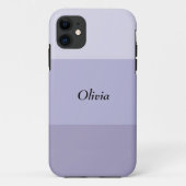 Blue Ombre Striped Case-Mate iPhone Case (Achterkant)